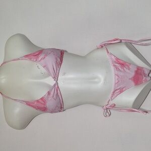 Pink Tie-Dye Bikini Set Small